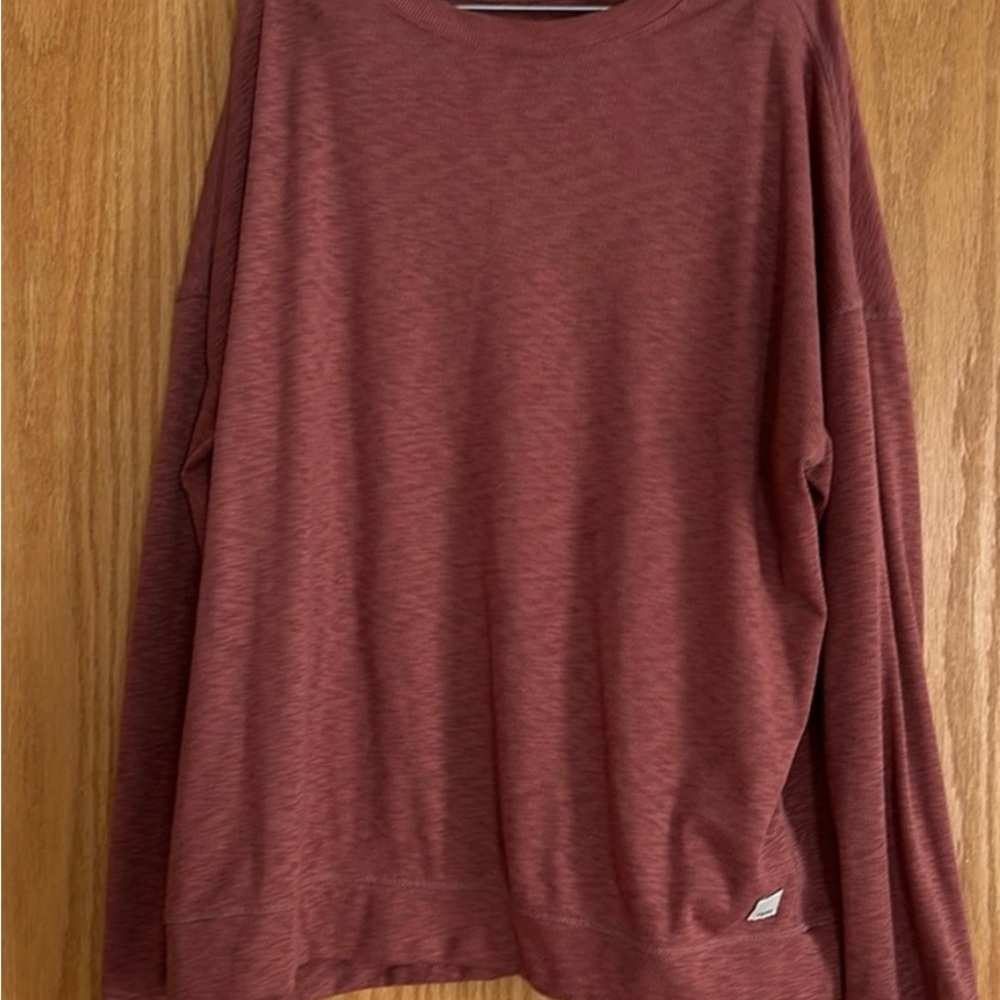 Vuori Women's Sweatshirt in Rust Red medium